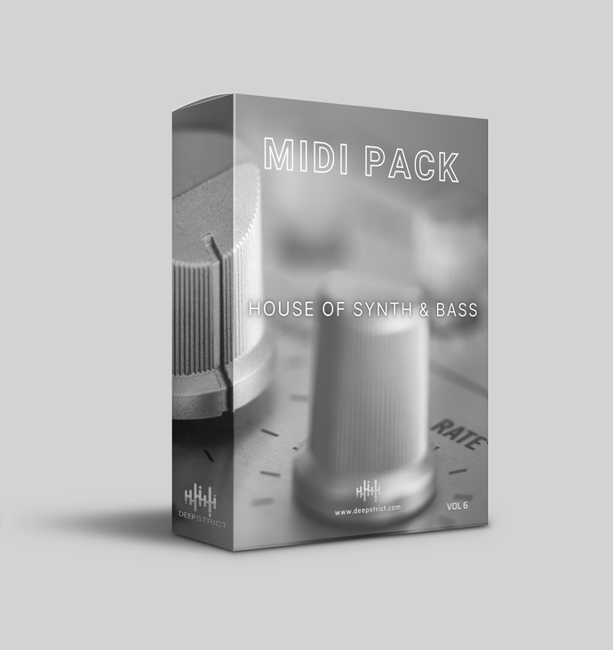 House of Synth & Bass Midi Pack Vol.6