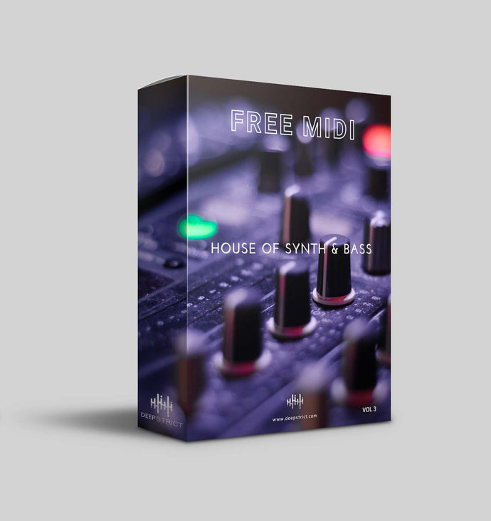 House of Synth & Bass Midi Pack Vol.3