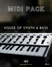 Load image into Gallery viewer, House of Synth & Bass Midi Pack Vol.4