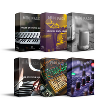 Load image into Gallery viewer, House of Synth & Bass Midi Bundle Pack