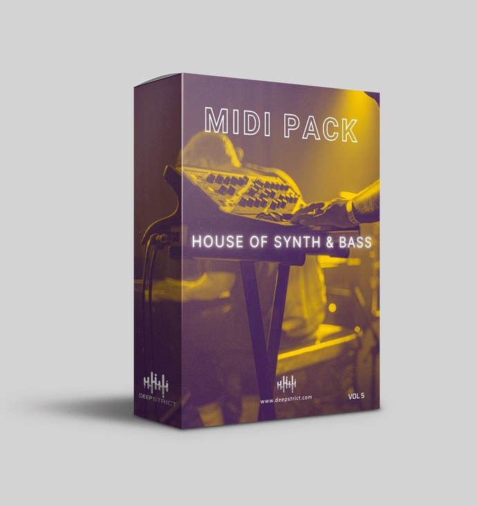House of Synth & Bass Midi Pack Vol.5