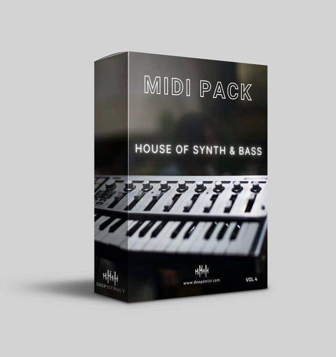 House of Synth & Bass Midi Pack Vol.4