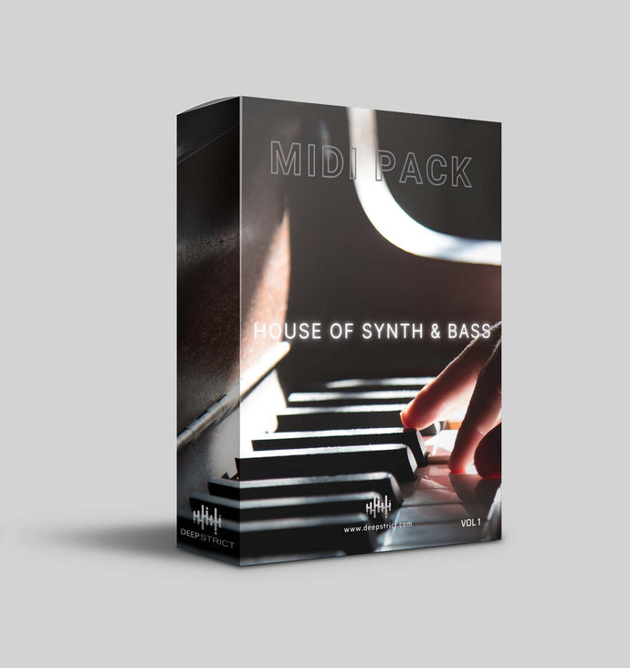 House of Synth & Bass Midi Pack Vol.1